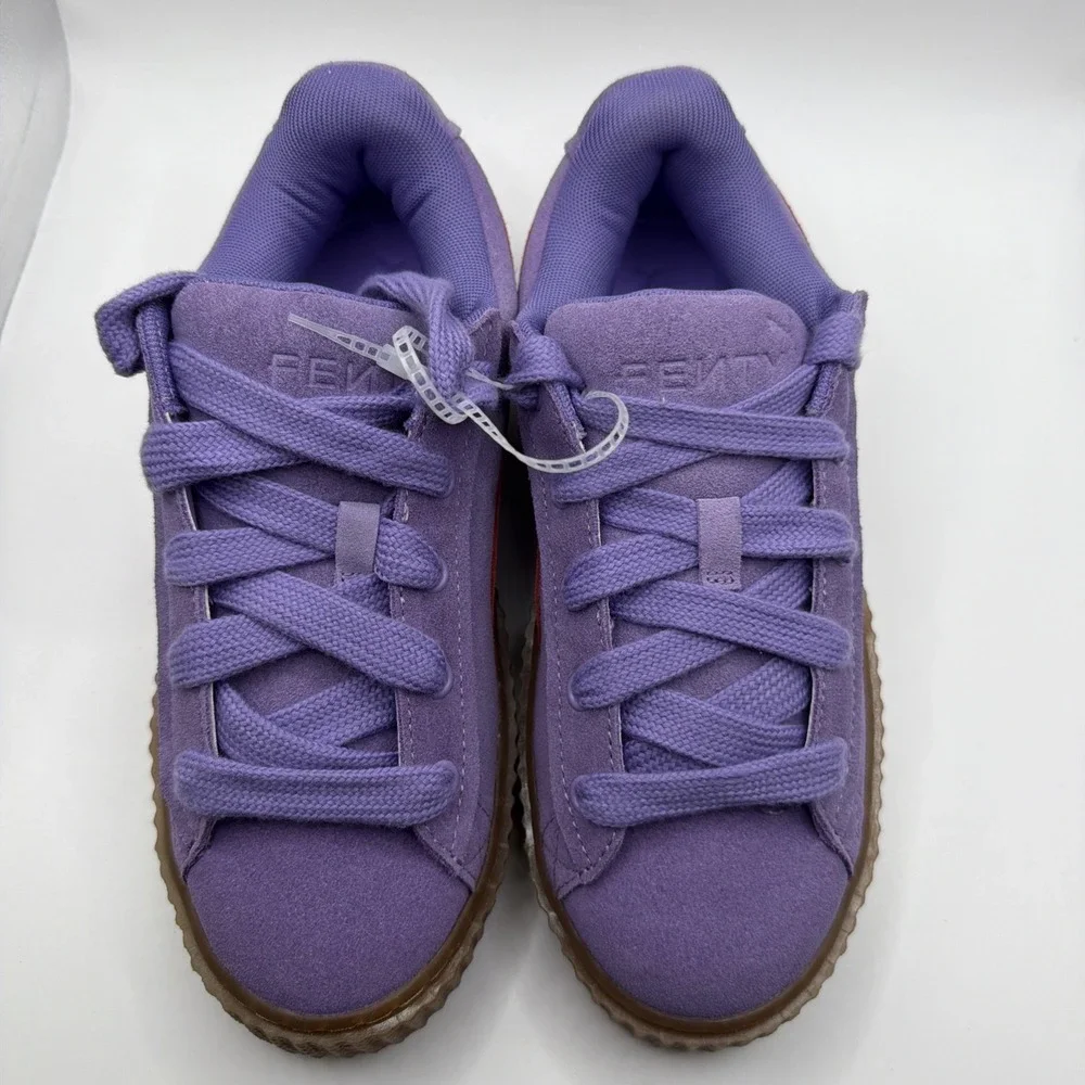 Puma Fenty By Rihanna Creeper Purple, Suede Red Gum‎ Sole Woman's 7